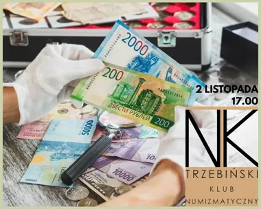 Monety i banknoty pod lupą. Trzebiński klub znów szuka perełek.