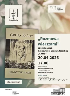 Poezja z Krakowa w Manufakturze - wieczór, który wybrzmi wierszem