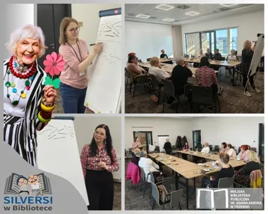 Kalambury w Bibliotece rozruszały wyobraźnię seniorów z Trzebini