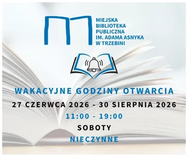 Biblioteka w Trzebini zmienia rytm na wakacyjne godziny