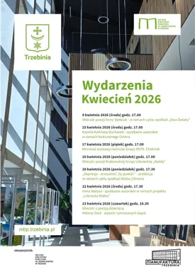 Kwiecień w Manufakturze - poezja, sztuka i spotkania z mocną książką