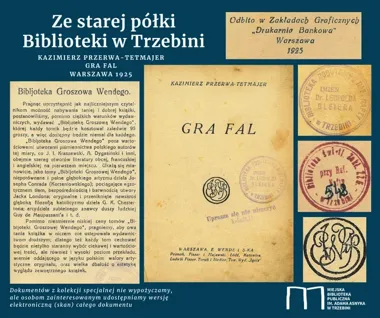 „Gra fal” na starej półce w Trzebini. Powieść o chaosie, który płynie