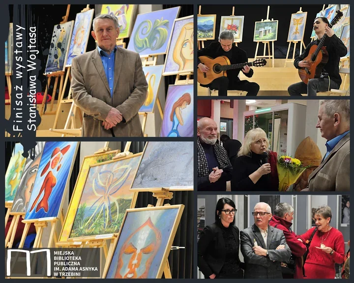 Zakamarki wyobraźni Stanisława Wojtasa - finisaż pełen gitar i opowieści