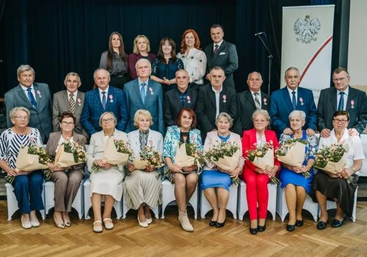 17 par odebrało medale za 50 lat małżeństwa w Alwerni