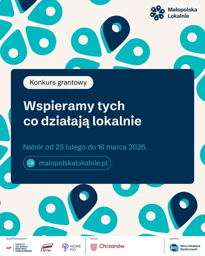 Małopolska Lokalnie wraca – granty do **6 000 zł** dla pomysłów sąsiedzkich i organizacji