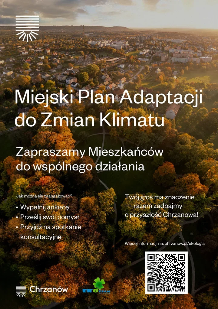Chrzanów rusza z Miejskim Planem Adaptacji do Zmiany Klimatu – mieszkańcy zaproszeni do konsultacji