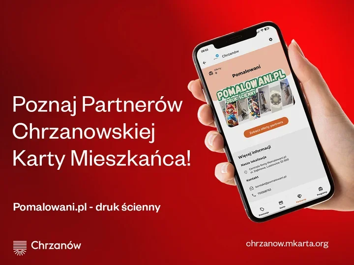 Ściany w Chrzanowie dostaną nowe oblicze dzięki pierwszemu partnerowi karty mieszkańca