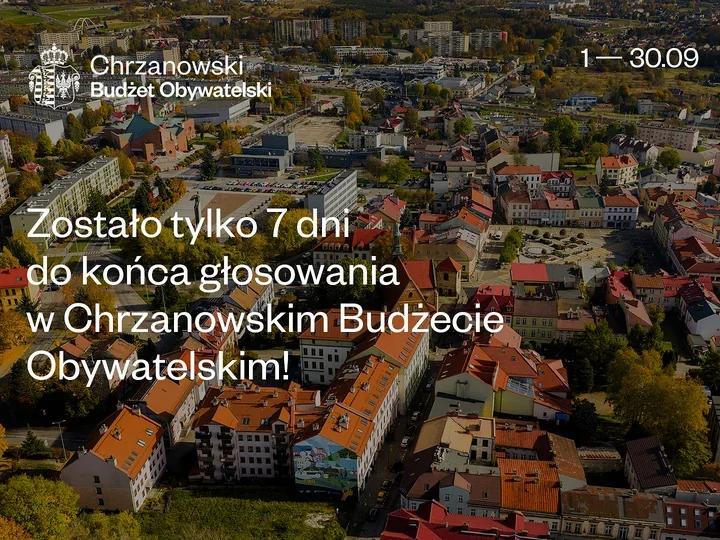Ostatni tydzień głosowania w Chrzanowskim Budżecie Obywatelskim