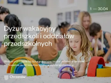 Przedszkola otwierają letni dyżur, a zapisy ruszą już w kwietniu