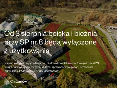 Boiska przy SP nr 8 zostaną wyłączone. Rusza budowa nowego kompleksu