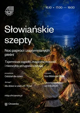 Słowiański las w bibliotece. W Chrzanowie dzieci ruszą tropem zagadek