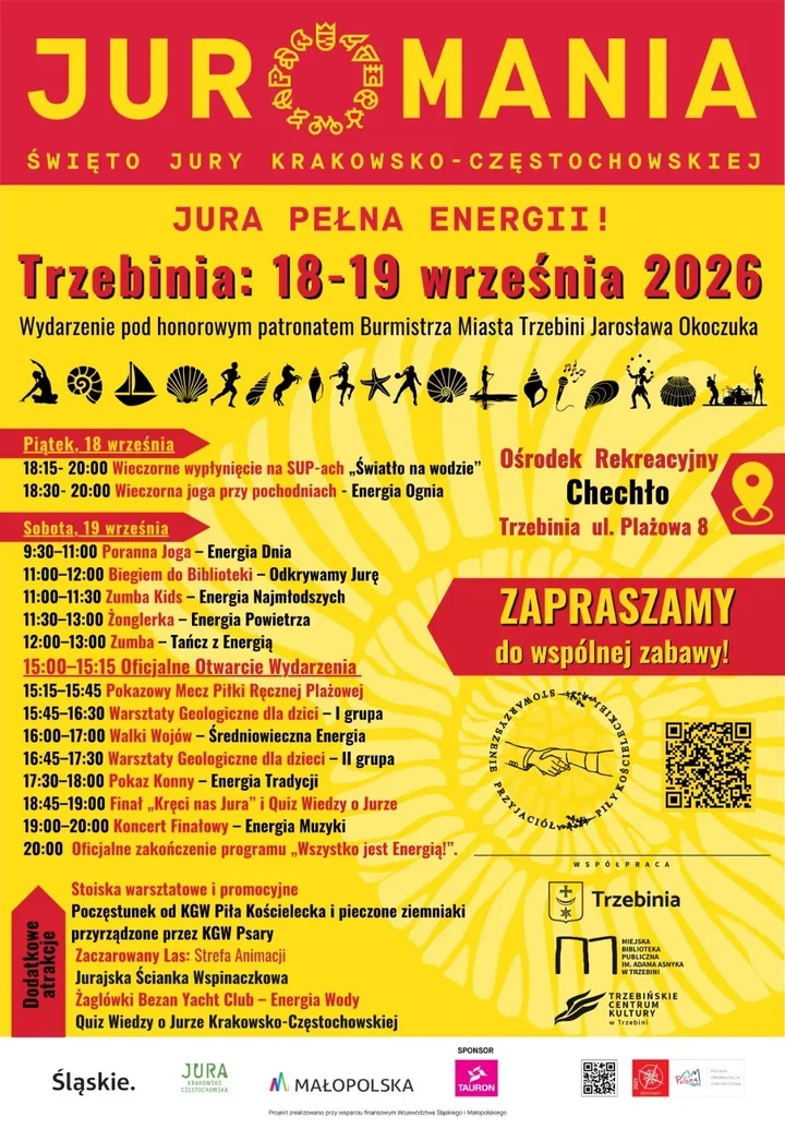 Dwa dni energii nad Chechłem. Juromania wraca do Trzebini z bogatym programem