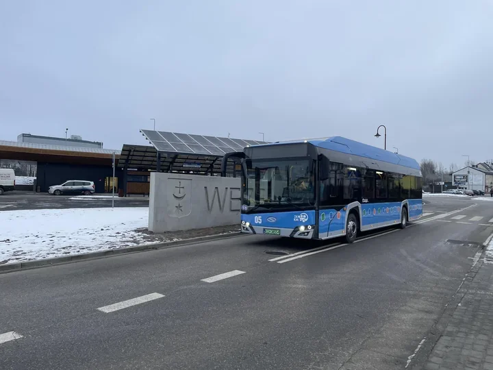 Nocny autobus po Trzebini - kurs linii N rusza z Węzła Trzebinia