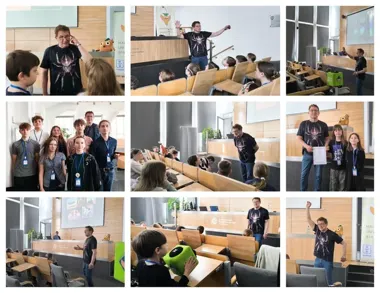 Pająki rozbroiły strach. W Trzebini ciekawość wygrała po kilku minutach