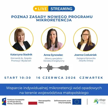Deszczówka zyska wsparcie. Fundusz szykuje webinar o nowym programie