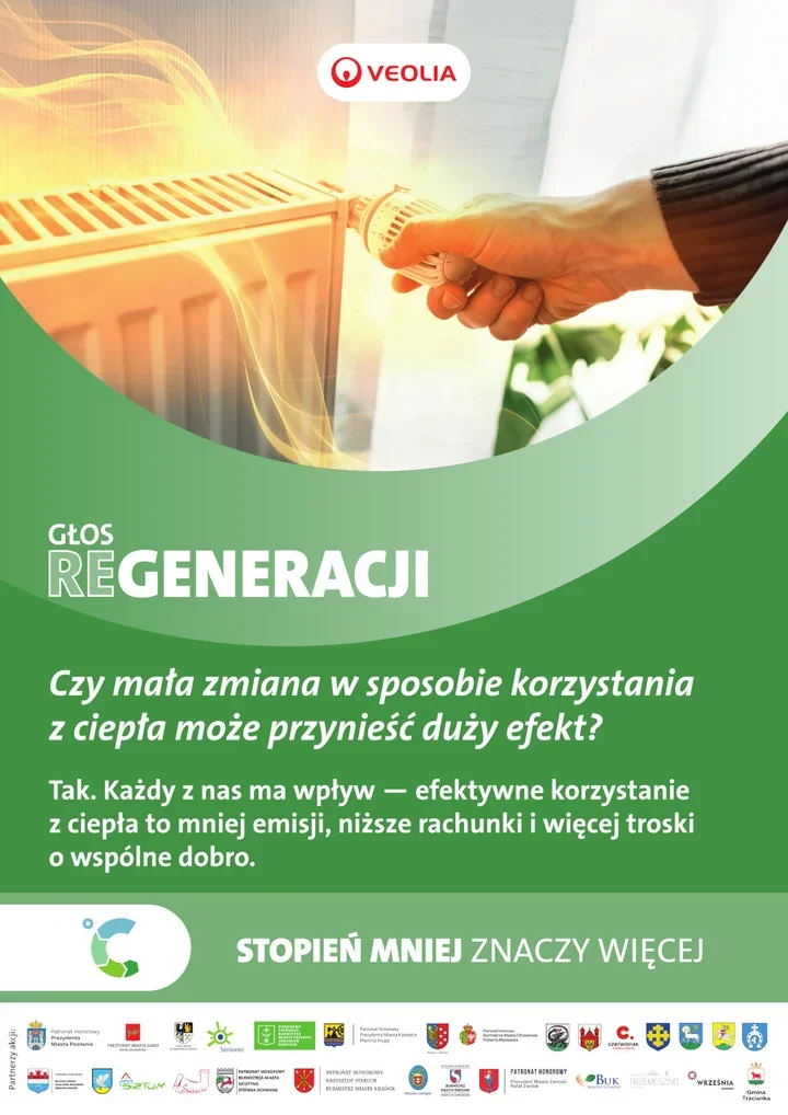 Veolia zachęca do jednego stopnia mniej - kampania przypomina o oszczędnym ogrzewaniu