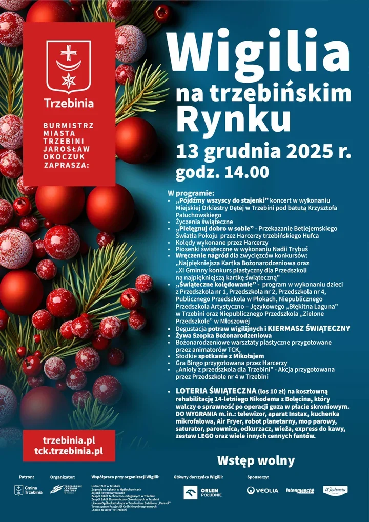 Rynek zamieni się w świąteczne miasteczko - loteria i warsztaty na Wigilii