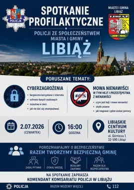 W Libiążu policjanci rozłożą na czynniki hejt i internetowe oszustwa