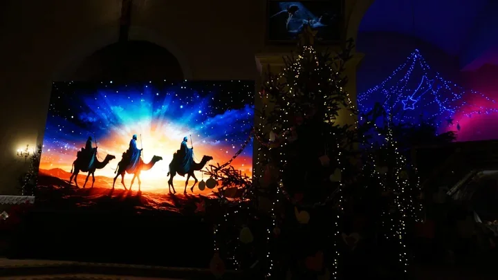 Górnicza szopka i kolędy przy św. Barbarze - tradycja, która ściąga mieszkańców Libiąża