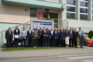 Przewodniczący rad z Małopolski poznali chrzanowski szpital i rozmowę o transplantologii