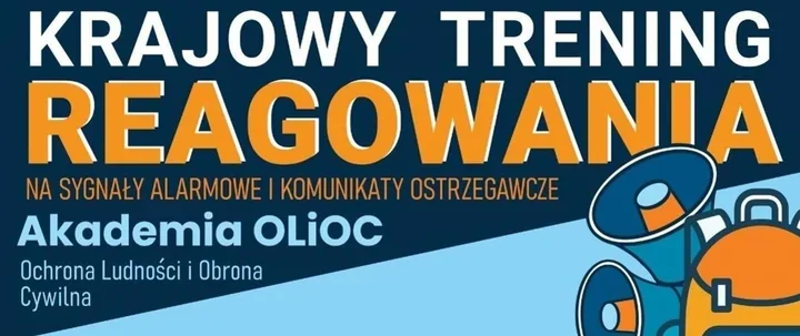 29 sierpnia tysiące punktów w Polsce. Służby uczą reagować na alarm