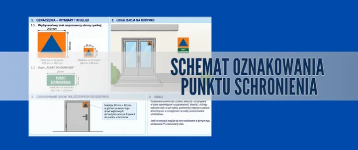Nowe oznaczenia punktów schronienia. Zarządcy mają pięć dni