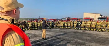 35 zastępów w Chrzanowie - strażacy przeszli serię groźnych prób