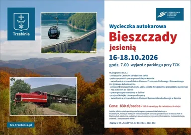 Jesień w Bieszczadach z Trzebini - trzy dni widoków, kolei i Soliny