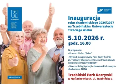 UTW w Trzebini zaczyna nowy rok - będzie koncert i ważny wykład.