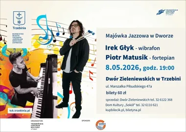 Jazzowa majówka w Dworze - duet, który rozkręci Trzebinię