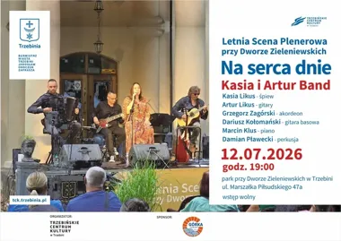 Kasia i Artur Band otworzą letnie koncerty w parku przy Dworze Zieleniewskich
