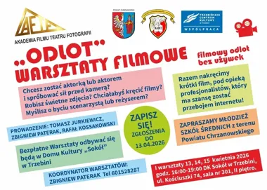 Trzebinia kręci kino od nowa - ruszają warsztaty ODLOT