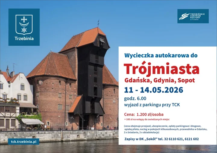 Trójmiasto na weekend - autokarowa wyprawa z Trzebini dla mieszkańców